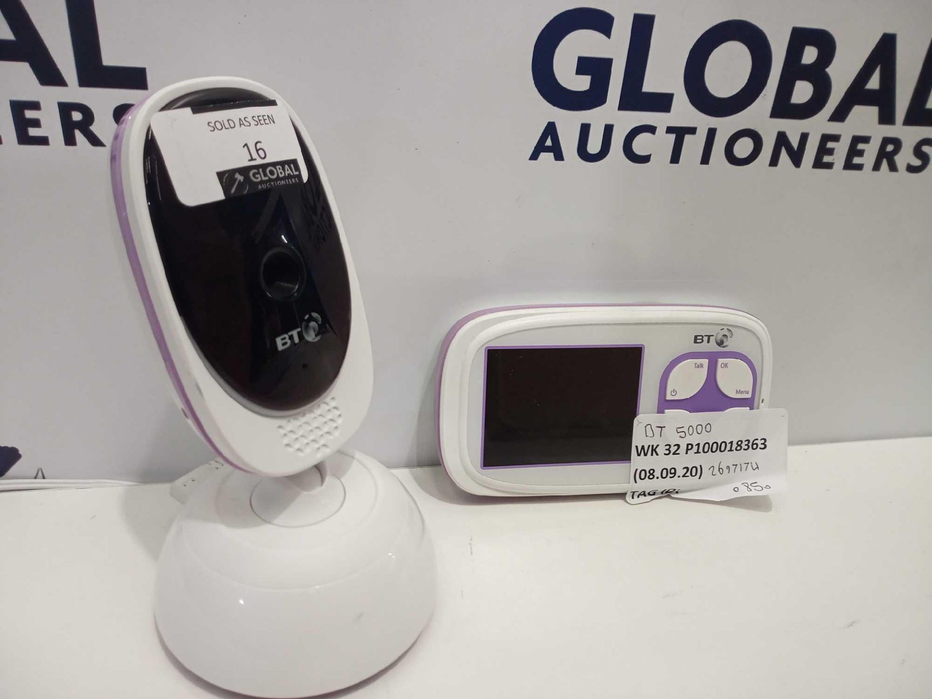 RRP £85 Unboxed Bt 5000 Baby Monitor