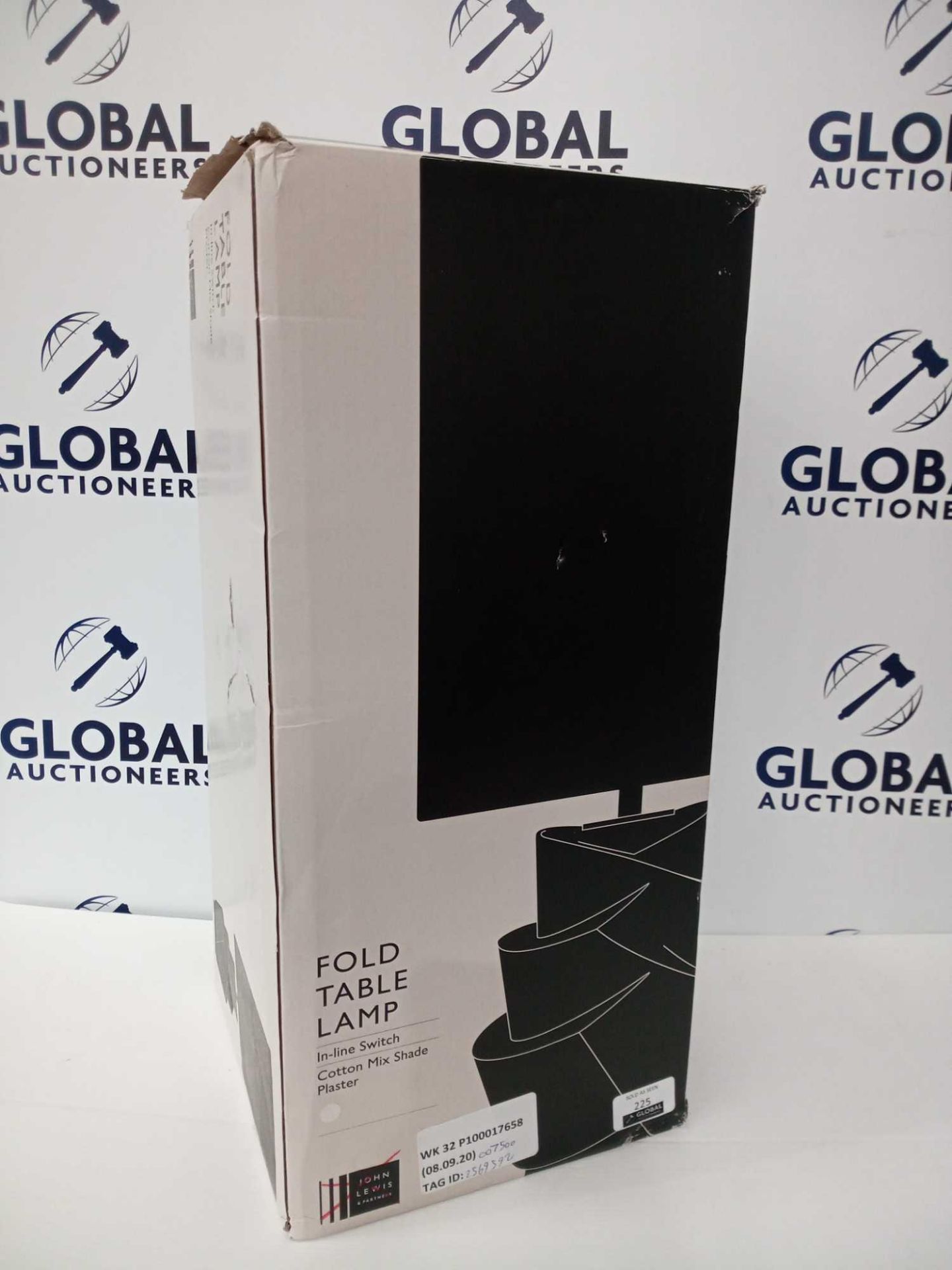 RRP £75 Boxed John Lewis Gold Table Lamp