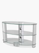 RRP £170.Boxed John Lewis Oval Television Stand