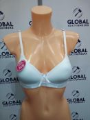 RRP £270 Lot To Contain 3 Brand New Packs Of 6 Hana Body Shaping Bras In White Colour Sizes 38C-