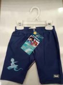 RRP £100 Lot To Contain 20 Brand New Bonz Uv Children'S Swim Shorts(Appraisals Available On Request)