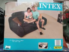 Rrp £50 Lot To Contain 2 Boxed Intex Inflatable Pull Out Sofasr