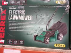 Rrp £50 Boxed Ferrex 1200W Electric Lawnmower