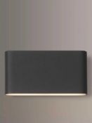 Combined Rrp £85 Lot To Contain Olbia Integrated Led Outdoor Wall Light And A Mezze Wall Light