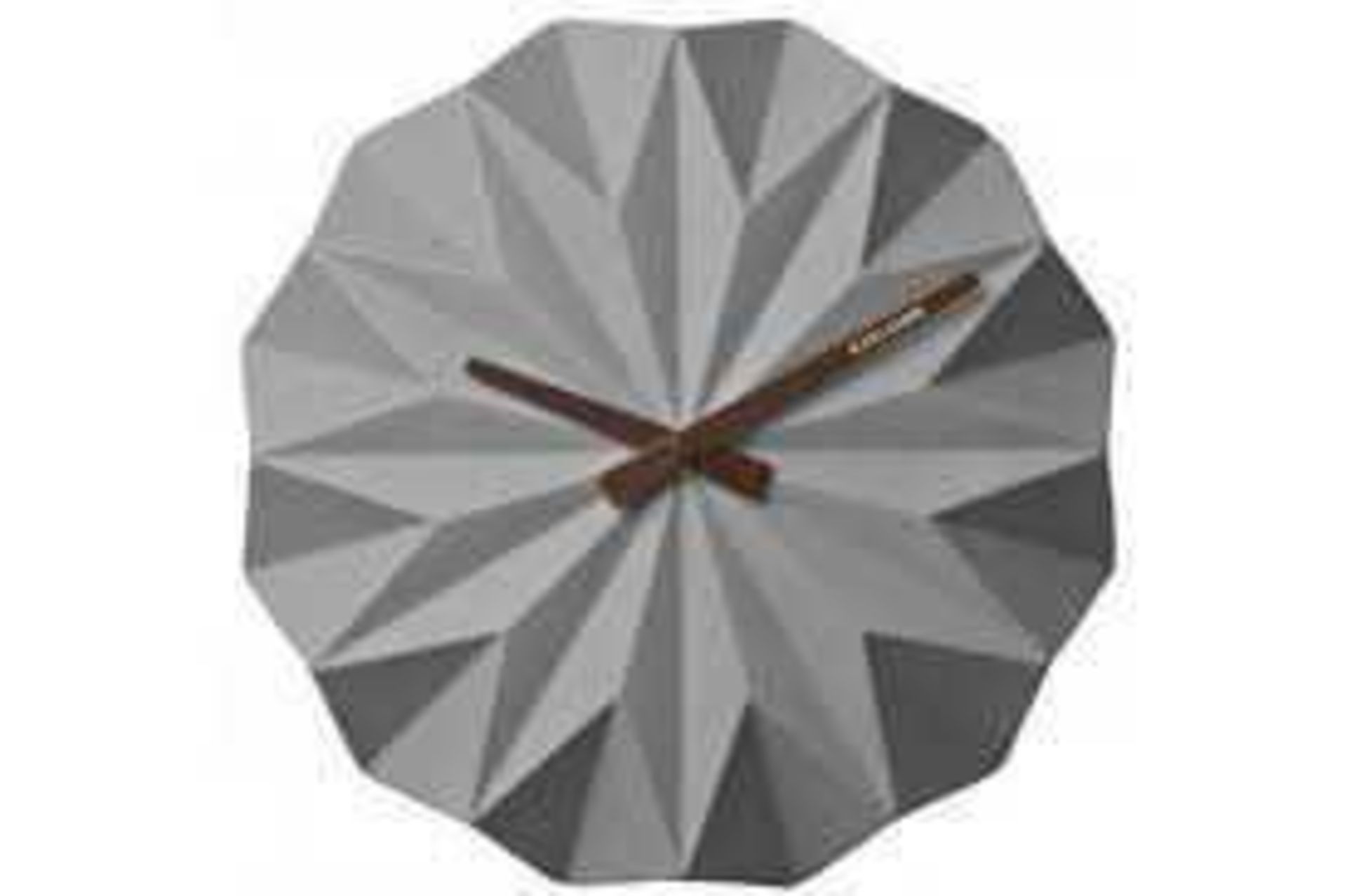 Combined Rrp £100 Lot To Contain 3 Assorted Wall Clocks To Include 2 Hexagonal Shaped Small Wall Clo