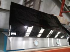 Rrp £120 Unboxed Ubdahh90Bk 90Cm Black Glass Hood