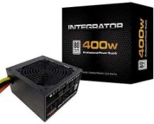 Rrp £55 Boxed Aerocool 400W Integrator Professional Power Supply