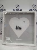 Rrp £50 Lot To Contain 2 Our Families Love Is Set In Stone Picture Frames