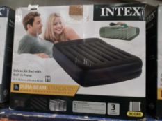 Rrp £100 Lot To Contain 3 Boxed Intex Deluxe Air Beds With Built-In Pump