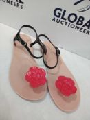 Rrp £120 Lot To Contain 6 Boxed Brand New Pairs Of Women'S Ideal Shoes Slip On Flip Flops