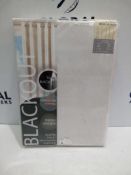 Combined Rrp £80 Lot To Contain 2 Pairs Of Rivahome Blackout Thermal Eclipse Ringtop Ivory Eyelet Cu