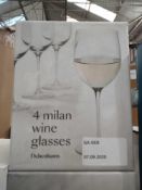 Rrp £90 Lot To Contain 3 Boxed Assorted Sets Of 4 Wine Glasses To Include Debenhams And Jasper Conra