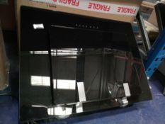 Rrp £150 Boxed Black Gloss Angled Cooker Hood