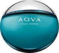 Rrp £80 Unboxed Bvlgari Aqva Pour Homme 100 Ml