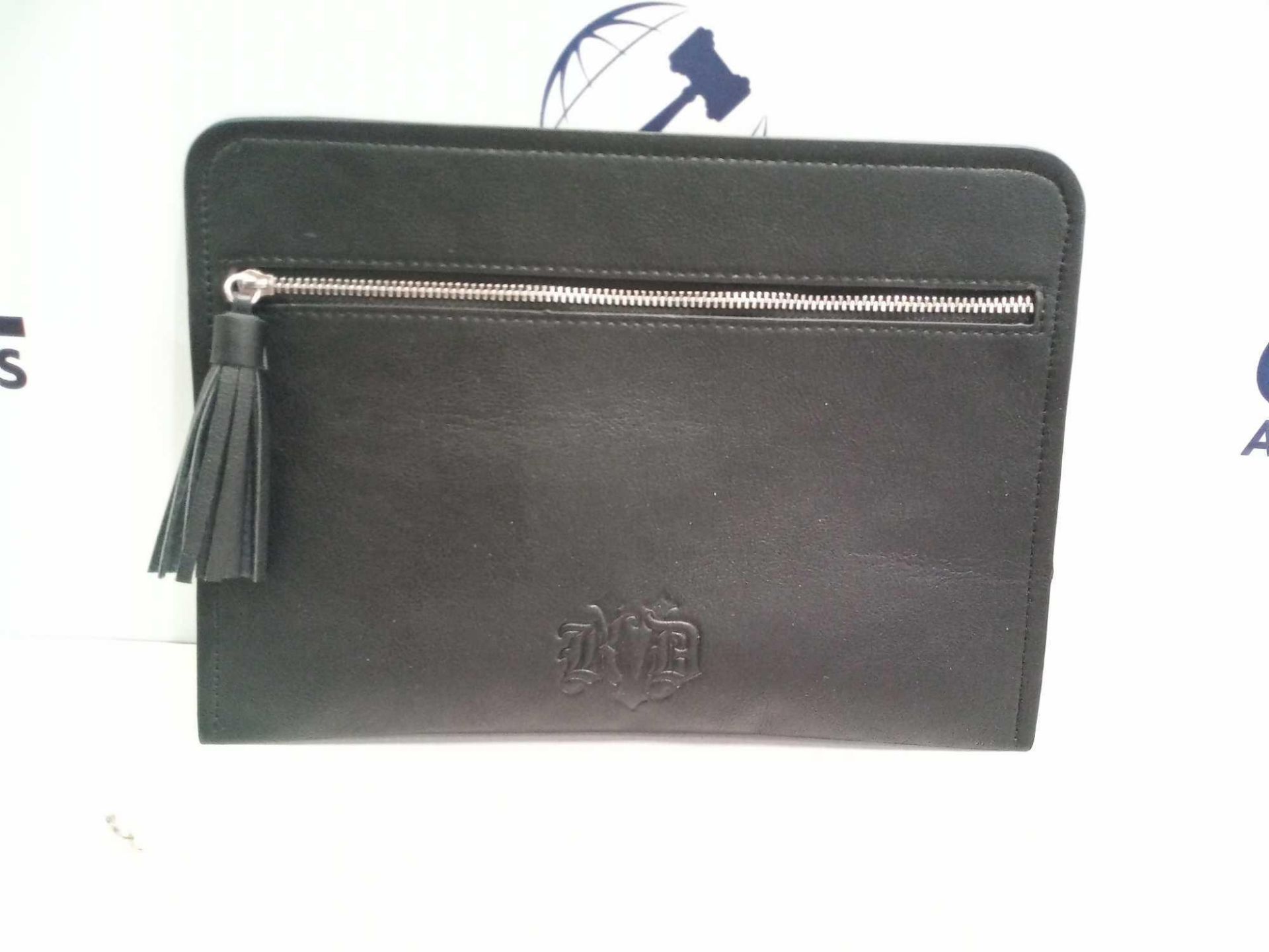 Rrp £50 Lot To Contain 2 Assorted Bags To Include A Navy Suede Clutch Bag And A Black Leather Hold I - Image 2 of 2
