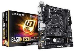 Rrp £70 Boxed Gigabyte B450M Ds3H Ultra Durable Motherboard