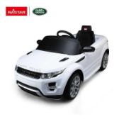 Rrp £1000 Rastar Range Rover White Evoque Sq4 Remote Controlled Ride On Car