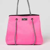 Rrp £55 Bagged Kendall And Kylie Los Angeles Pink One Size Women'S Tote Bag