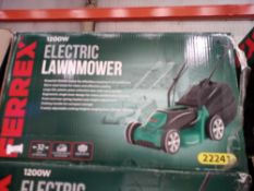 Rrp £50 Boxed Ferrex 1200W Electric Lawnmower