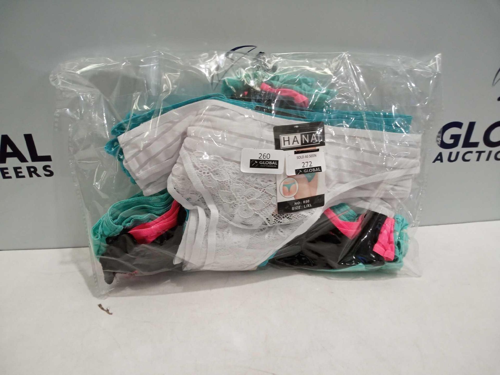 Rrp £90 Brand New Pack Of 24 Hana L/Xl Women'S Knickers In Assorted Colours