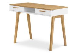 RRP £230 Boxed Konsimo Frisk Writing Desk (Appraisals Available Upon Request) (Pictures Are For