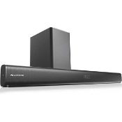 Rrp £300 Boxed Cambridge Audio Tvb2 V2 Black Soundbar And Wireless Subwoofer (Tested Working)