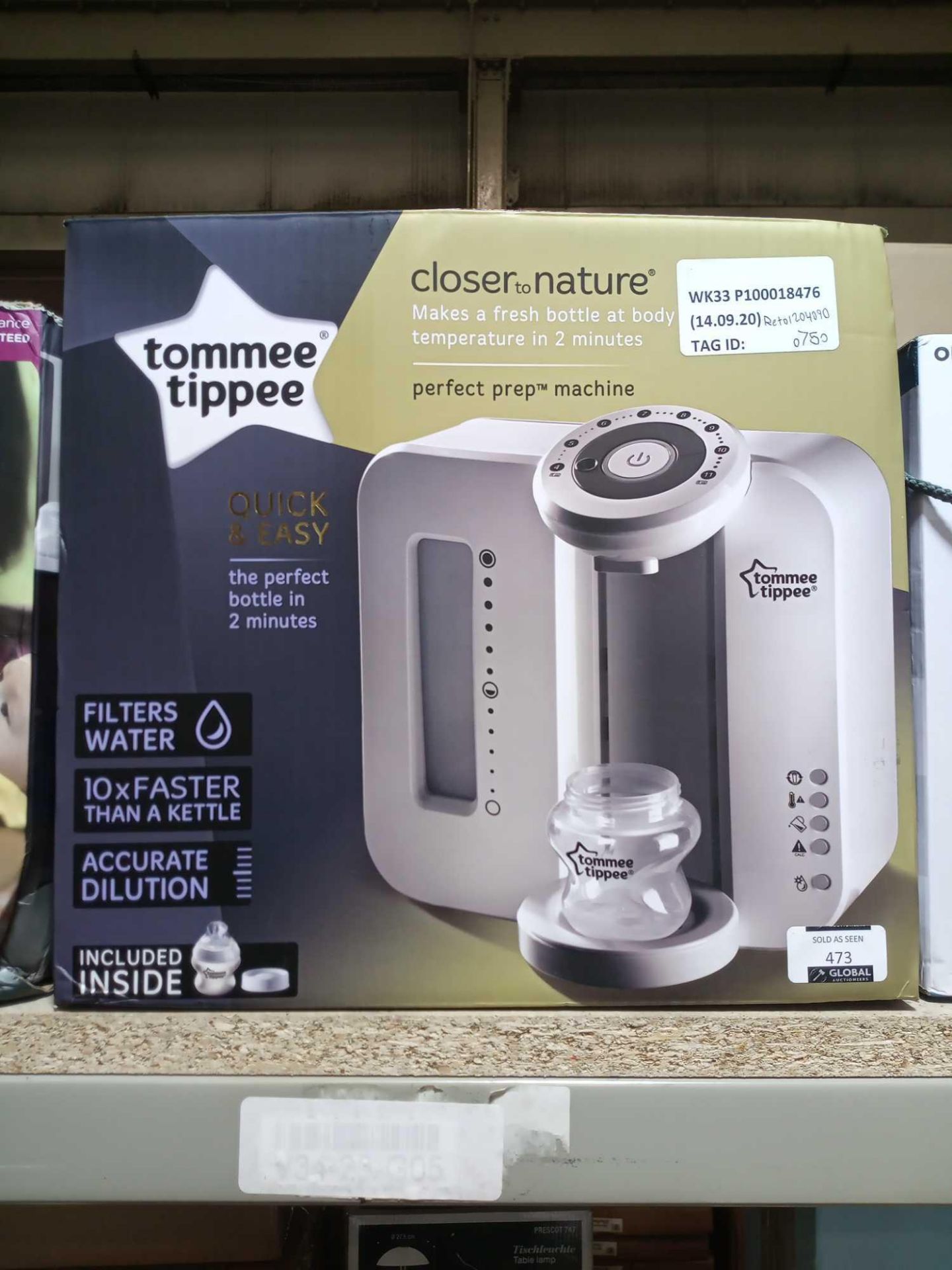 Rrp £75 Boxed Tommee Tippee Closer To Nature Perfect Preparation Machine