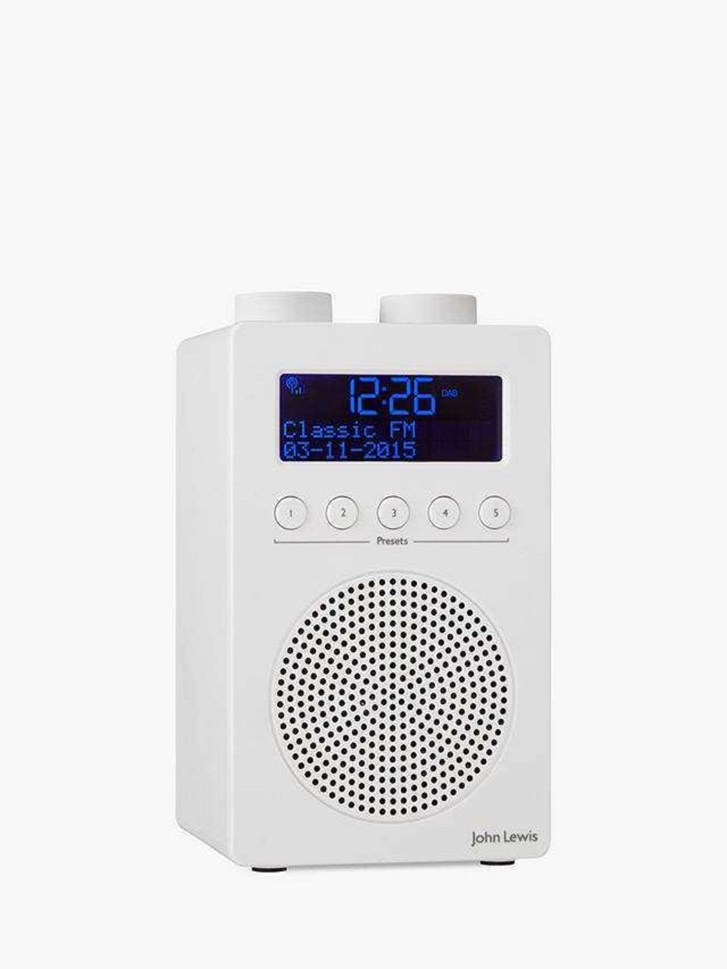 Rrp £40 Each Boxed John Lewis Spectrum Solo Dab And Fm Digital Radios - Image 5 of 7