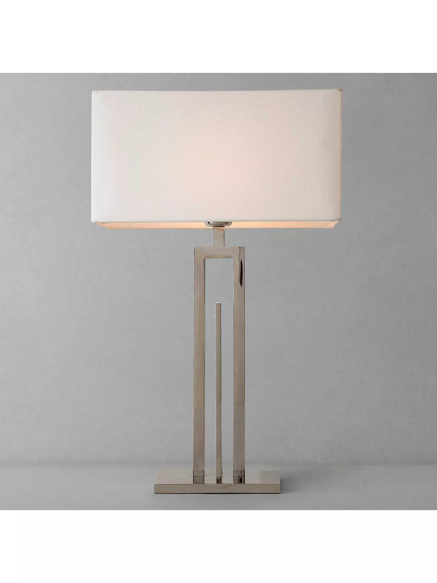 Rrp £175 Boxed John Lewis And Partners Amari Chrome Finish Table Lamp - Image 2 of 2