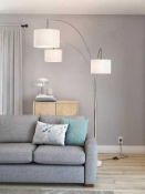 Rrp £175 Boxed John Lewis And Partners Angus 3 Light Floor Lamp