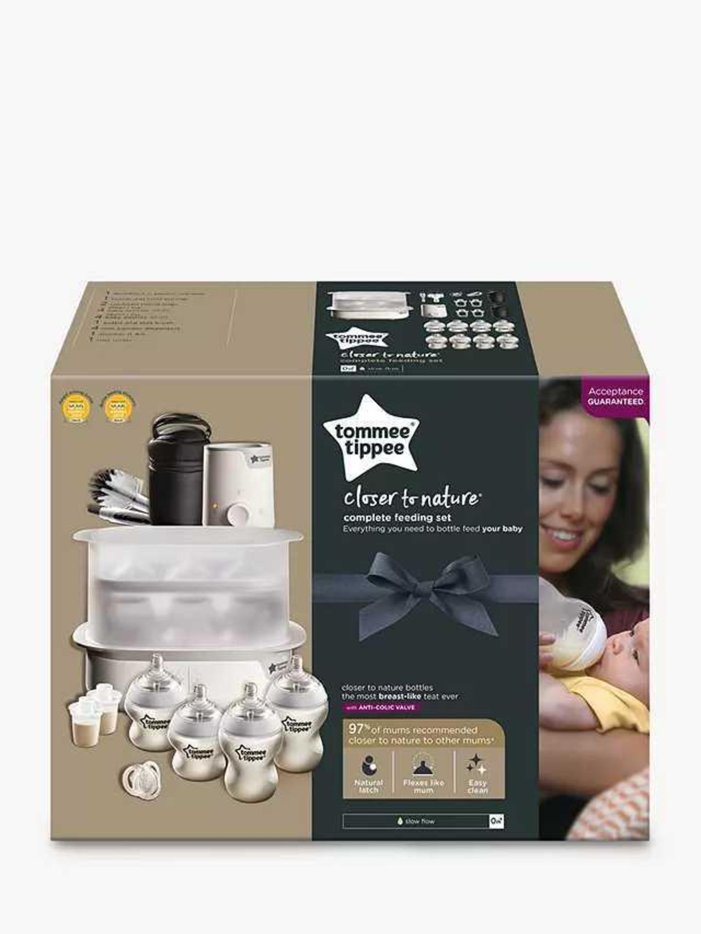 Rrp £75 Boxed Tommee Tippee Closer To Nature Complete Feeding Set