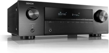 Rrp £350 Boxed Denon Avr-X250Bt Av Surround Receiver (Tested & Working)