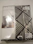 Rrp £60 Bagged Fusion Brooklyn Grey Fully Lined Curtains