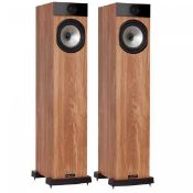 Rrp £550 Boxed Pair Of Fyne Audio F302 Light Oak Floor Standing Speakers (Tested Working)