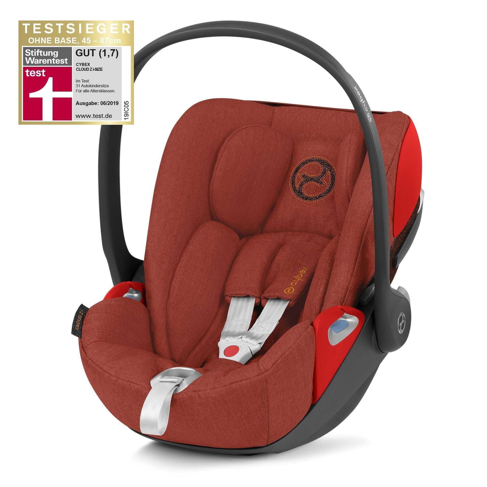 Rrp £170 Cybex Platinum Autumn Gold And Burnt Red In Car Children'S Safety Seat