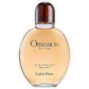 Rrp £50 Boxed Bottle Of Calvin Klein Obsession For Men 30Ml Eau De Toilette (Ex Display)