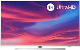 Rrp £800 Philips 50Pus7394 (2019) Led Hdr 4K Ultra Hd Smart Android Tv, 50” With Freeview Hd, Ambili