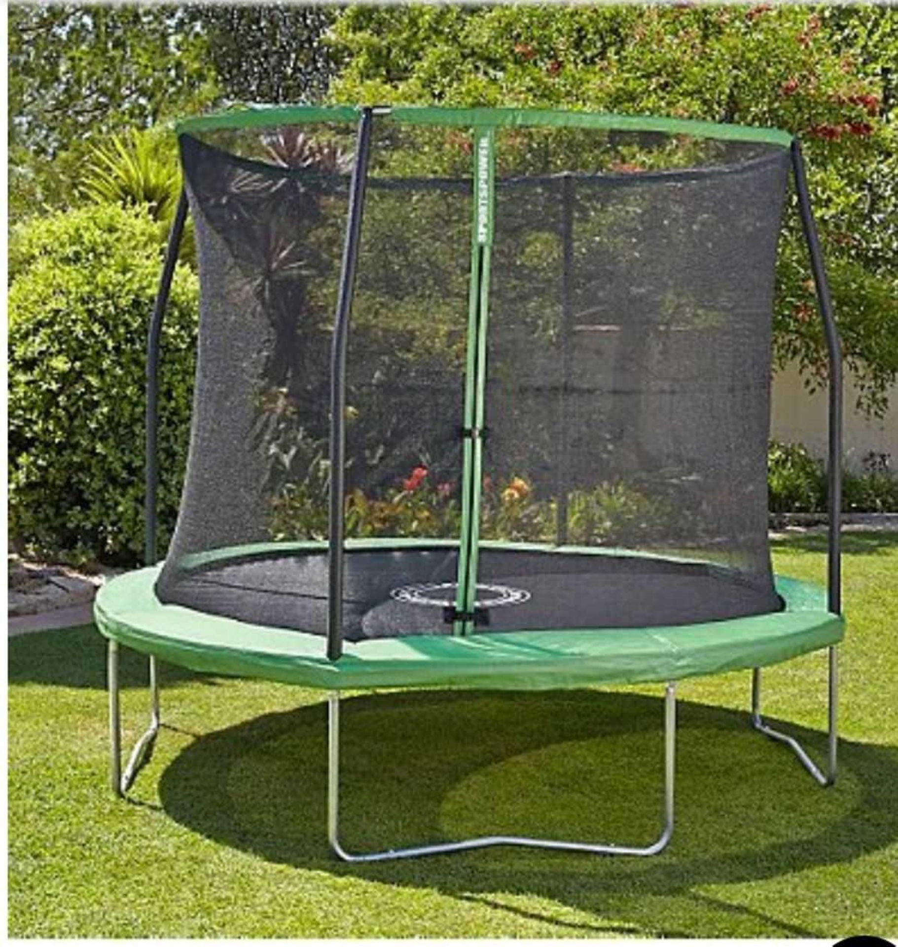 Rrp £120 Boxed Sports Power 10Ft Trampoline