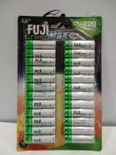 Rrp £90 Box To Contain 6 Packs Of 24Aa Fuji Enviro Max Rrp £10 Pack Of 10 Aa Fuji Enviro Max Batteri
