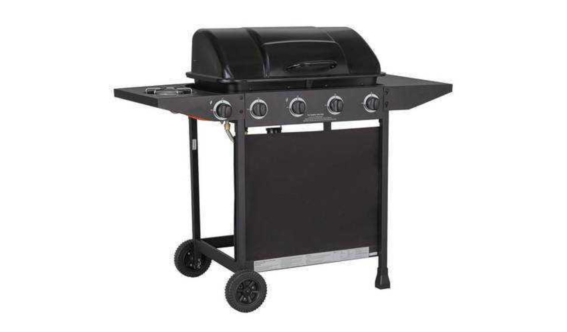 Rrp £200 Boxed Uniflame 4-Burner Propane Gas Grill With Side Burner - Image 2 of 2