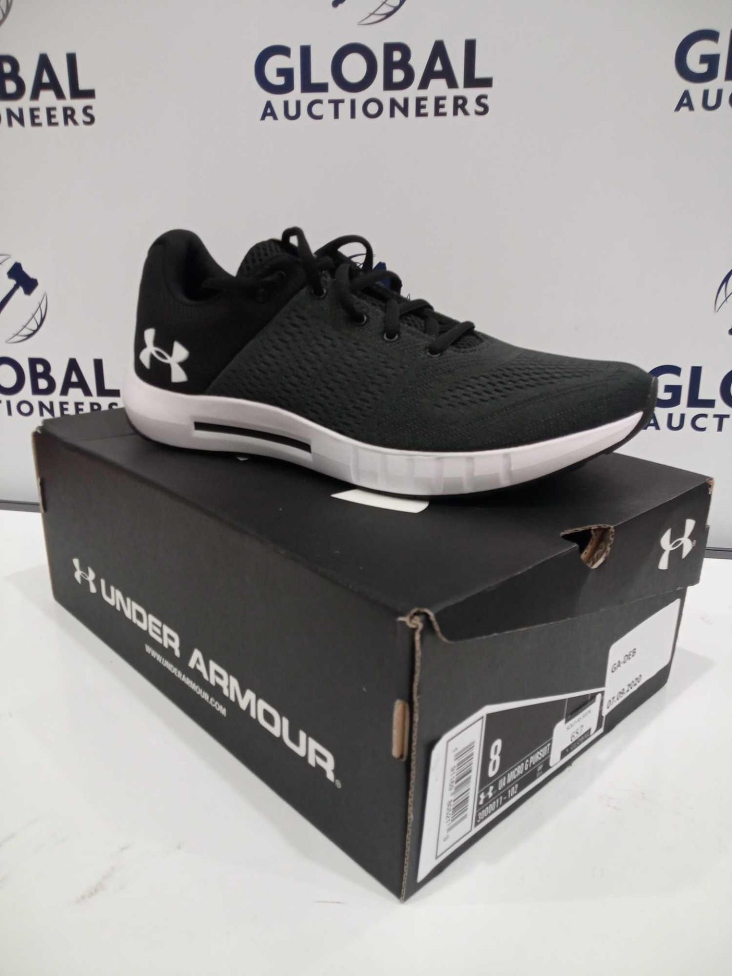 Rrp £35 Brand New Boxed Under Armour Men'S Uk Size 8 Micro G Pursuit Trainers