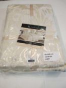 Rrp £70 Bagged K Living Charleston Cream Superking Duvet Set