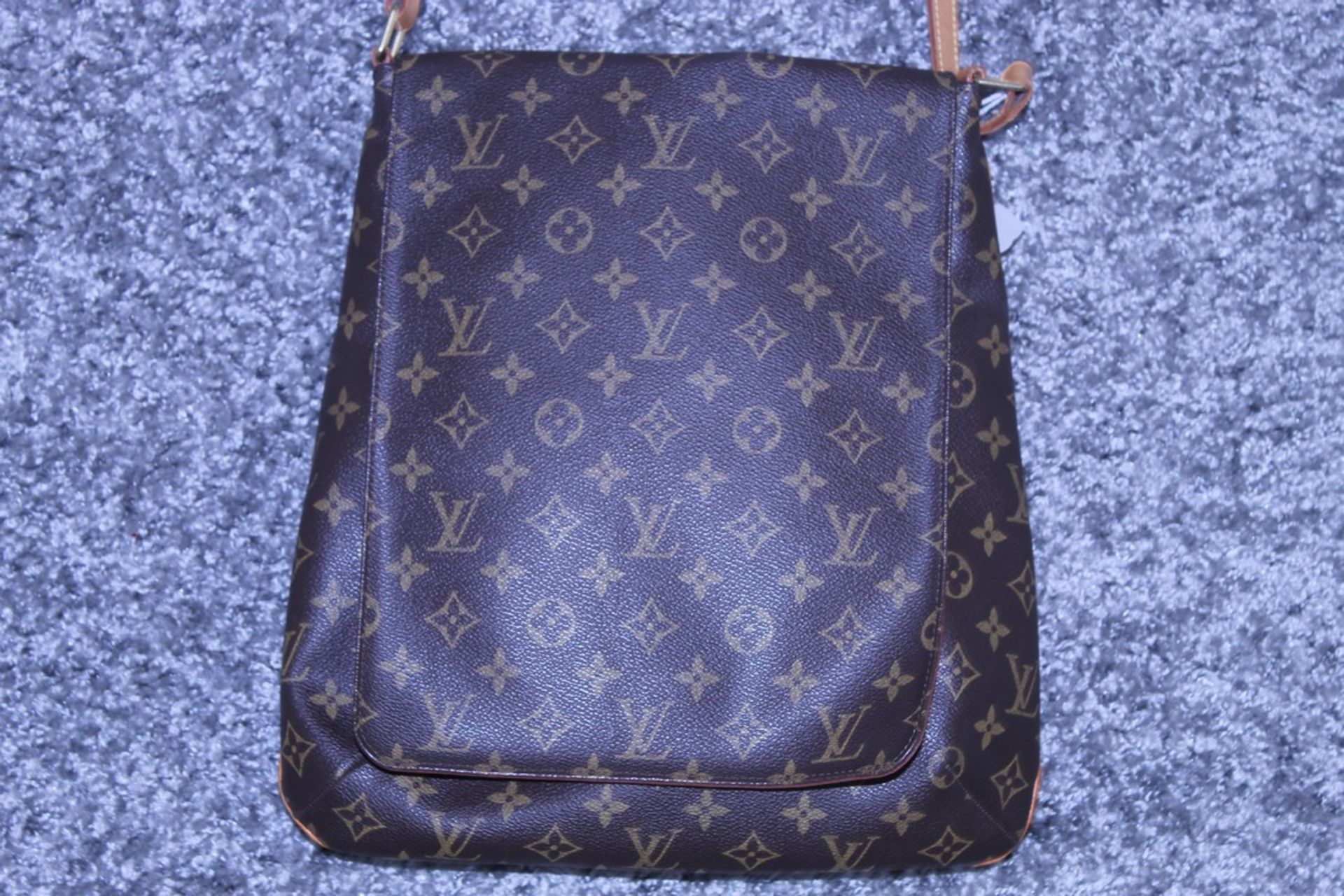 RRP £2,000 Louis Vuitton Musette Shoulder Bag, Brown Monogram Coated Canvas, Vachetta Handles,