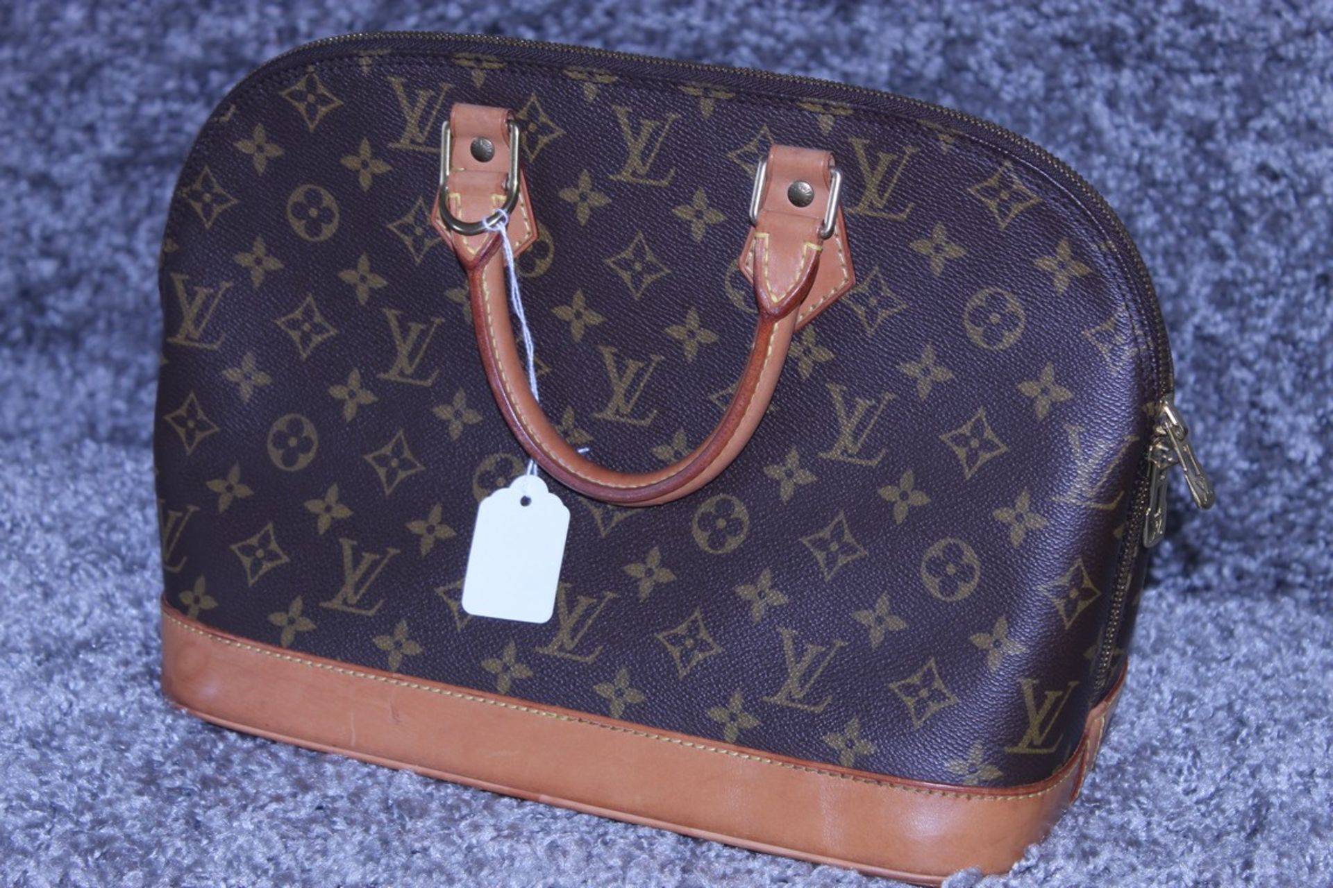 RRP £900 Louis Vuitton Alma Handbag, Monogram Coated Brown Canvas, 29x23x15cm (Proudction Code - Image 3 of 5