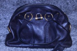 Rrp £1,000 Yves St-Lauren Muse 1 Shoulder Bag, Indigo Small Grained Calf Leather Shoulder Bag, (