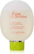 RRP £25 Clarins Eau Des Jardins Uplifiting Shower Gel