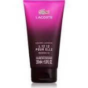 Combined RRP £32, 2 x 150ml Lacoste L.12.12 Pur Elle Magnetic Shower Gel For Women