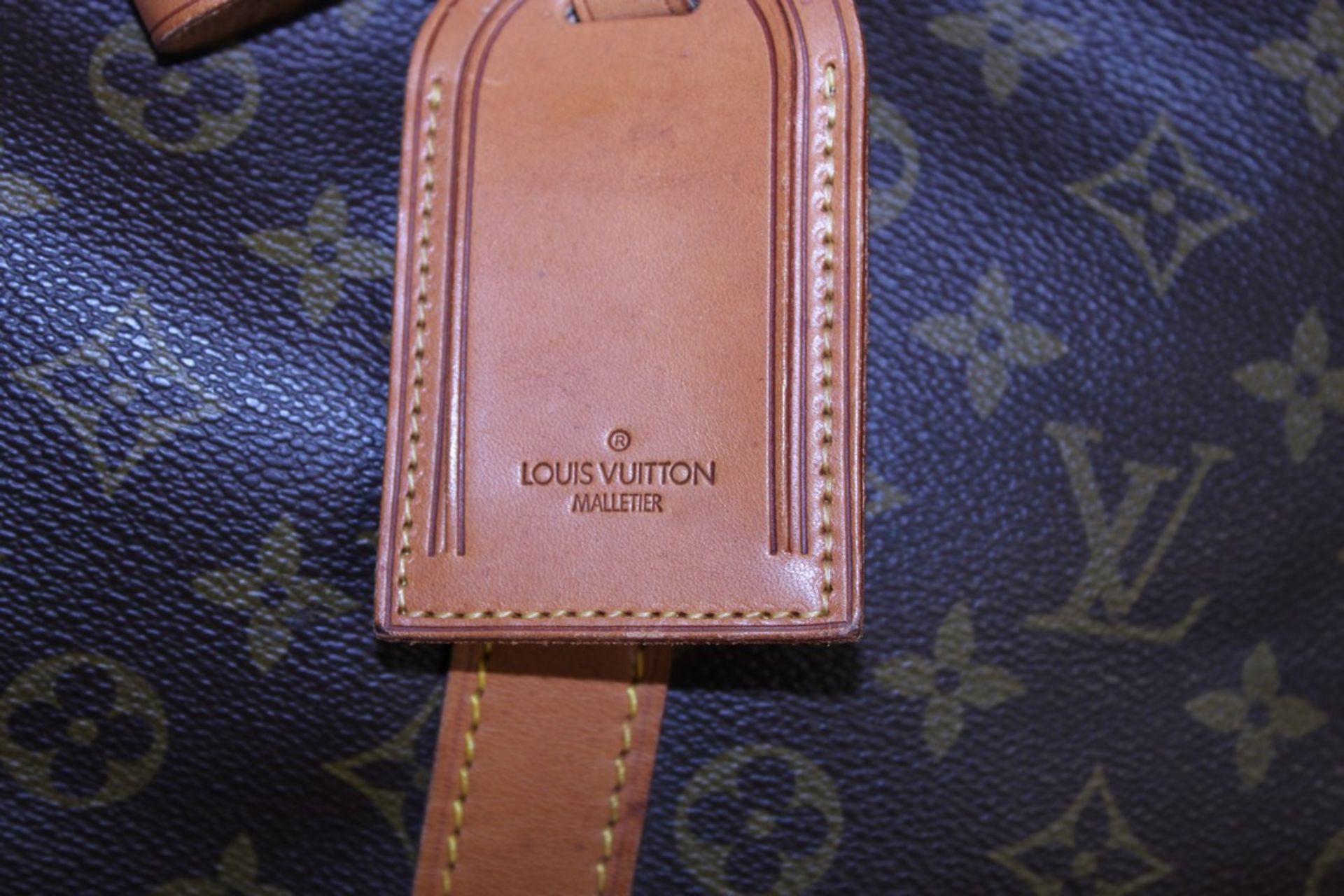 Rrp £1,400 Louis Vuitton Keepall 55 Travel Bag Brown Monogram Canvas, Vachetta Handles, - Image 4 of 5