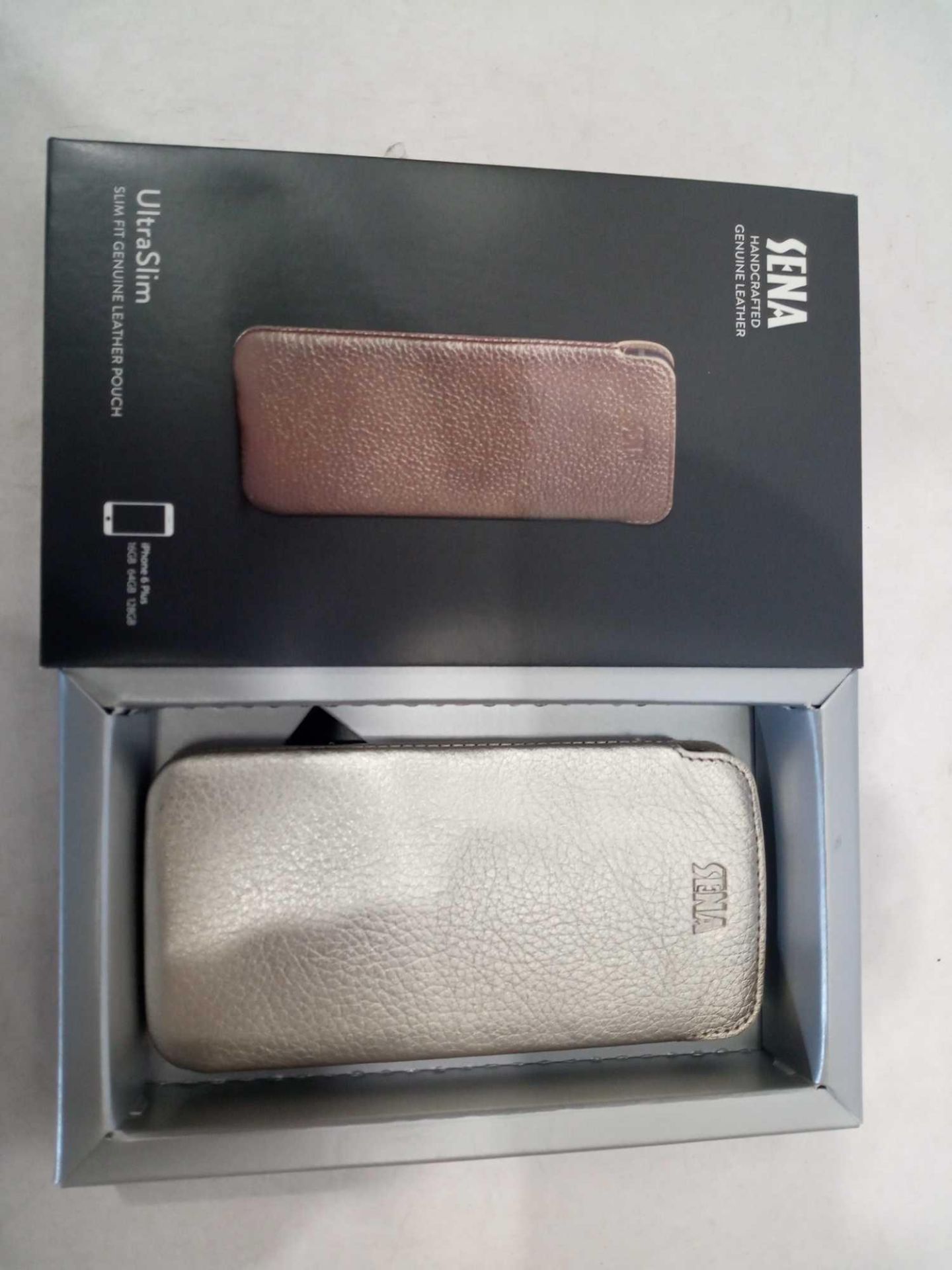 RRP £200 Lot To Contain 20 Brand New Sena Handcrafted Genuine Leather Pouch For Iphone 6 Plus Or