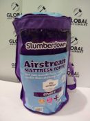 Rrp £60 Bagged Slumberdown Single Airstream Mattress Topper